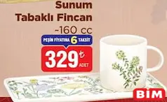 BENANTE SUNUM TABAKLI FİNCAN 160 CC